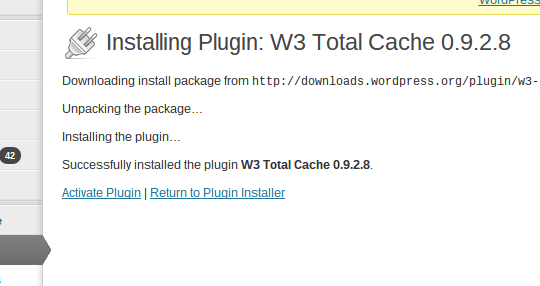 Активация Plugin installing_the_module